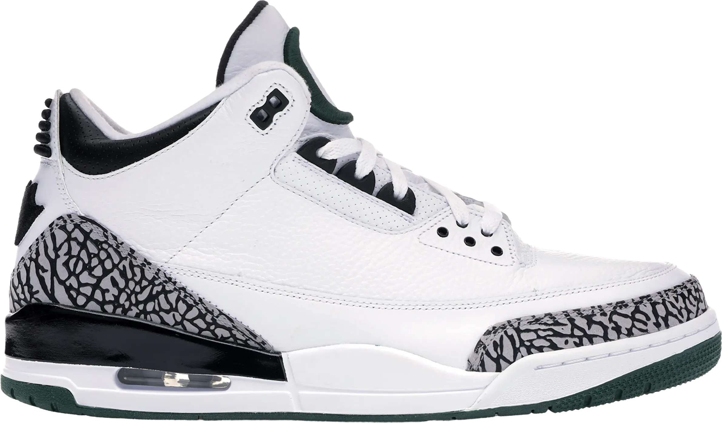 Jordan 3 Retro Oregon Ducks Pit Crew White (US 11) 